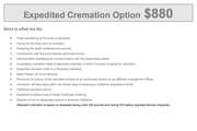Expedited Cremation