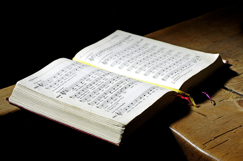 hymnal book
